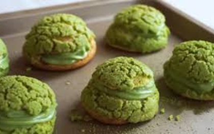Công thức làm bánh su kem matcha