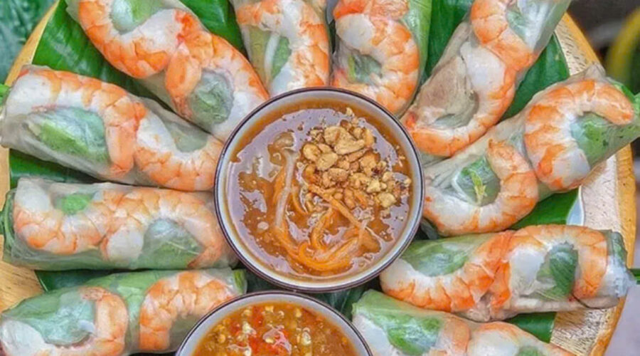 Cách làm gỏi cuốn tôm thịt mắm nêm thơm ngon tại nhà