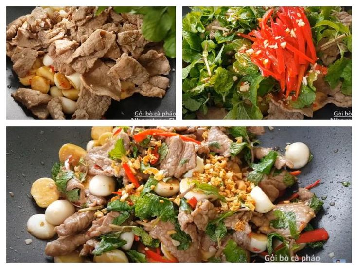 Bước 4: Trộn Gỏi

Dùng 1 âu to, cho cà pháo, khế chua, sả, quất vào, rưới nước trộn gỏi vừa pha, trộn đều cho thấm.

Khi gần ăn, cho thịt bò và rau thơm vào trộn đều, bày ra đĩa rắc tỏi phi và ớt sừng thái sợi lên trên.