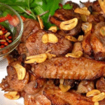 cách làm vịt cháy tỏi bằng nồi chiên không dầu