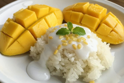 Hướng dẫn cách làm xôi xoài Thái Lan