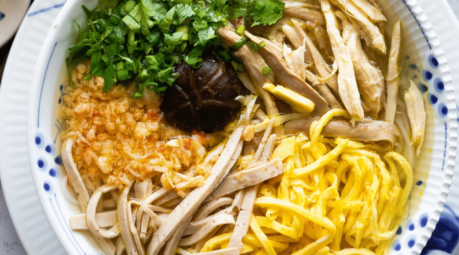 Cách làm bún thang