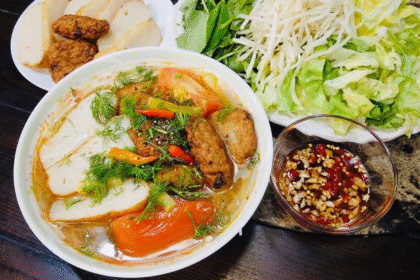 Cách nấu bún chả cá miền Trung