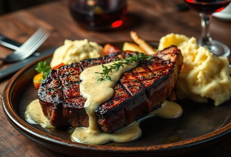 Cách làm beefsteak áp chảo bơ tỏi