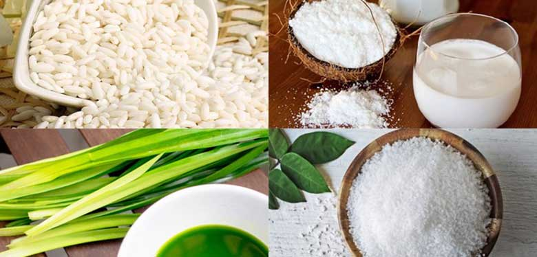 Xôi lá dứa là món ăn sáng quen thuộc, không chỉ hấp dẫn bởi hương vị thơm ngon mà còn bởi màu xanh mướt mắt. Để có được cách làm xôi lá dứa với màu sắc đẹp tự nhiên, bạn cần nắm vững những bí quyết sau đây của yêu bếp núc dưới bài viết dưới đây nhé!
Nguyên Liệu Làm Xôi Lá Dứa
Để làm xôi lá dứa lên màu xanh đẹp, bạn cần chuẩn bị những nguyên liệu sau:
500g gạo nếp: Chọn loại nếp cái hoa vàng hoặc nếp nương để hạt xôi dẻo và thơm.
10 lá dứa tươi: Chọn lá dứa non, màu xanh tươi để đảm bảo màu sắc đẹp cho xôi.
1 chén nước cốt dừa: Tạo độ béo và thơm cho xôi.
200g đậu phộng rang: Giã dập để rắc lên xôi, tăng hương vị.
100g dừa nạo sợi: Tạo độ ngọt tự nhiên và trang trí cho xôi.
1/2 muỗng cà phê muối: Để nêm nếm xôi vừa ăn.
1.5 muỗng cà phê đường phèn: Tăng độ ngọt thanh cho xôi.
1 muỗng cà phê dầu ăn: Giúp xôi bóng bẩy và không bị dính.