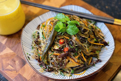 cách làm miến xào lươn ngon