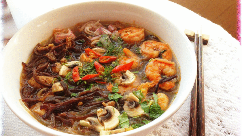 cách nấu bún tôm Hải Phòng ngon chuẩn vị