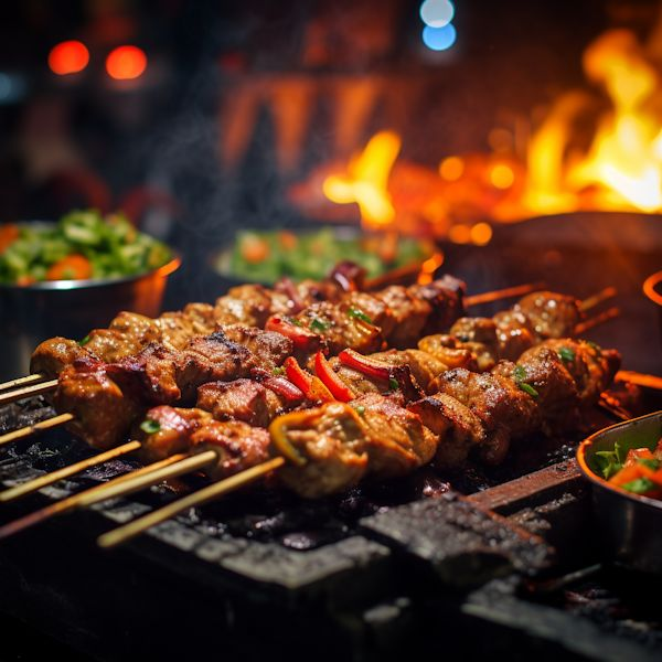 Ưu tiên nướng than hoa
Than hoa cho hương khói đặc trưng và phản ứng Maillard giúp thịt vàng đẹp, thơm hấp dẫn – điều khó đạt được từ lò nướng hoặc nồi chiên không dầu.