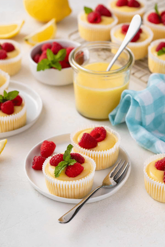 Mini lemon cheesecakes là phiên bản nhỏ xinh của bánh cheesecake chanh. Kết hợp giữa vị chua nhẹ của chanh và độ béo mềm mại của cream cheese, mang lại trải nghiệm vị giác nhẹ nhàng, thanh lạnh—phù hợp chiều hè hoặc các dịp tổ chức.
Hôm nay yêu bếp núc sẽ hướng dẫn cách làm mini lemon cheesecakes dễ làm, phù hợp cả với người mới bắt đầu, có thể chế biến theo kiểu làm bánh bằng lò nướng hoặc làm bánh không cần lò. Các bạn hãy cùng kham khảo dưới bài viết này nhé!