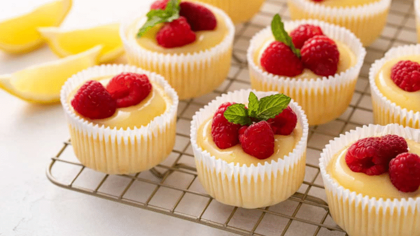 Hướng dẫn cách làm mini lemon cheesecakes ngon