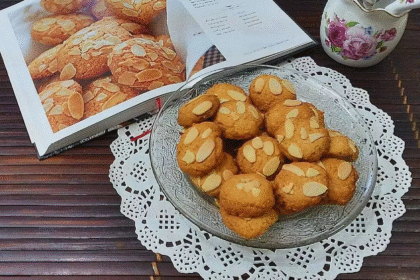 Cách làm bánh quy dừa hạnh nhân ngon