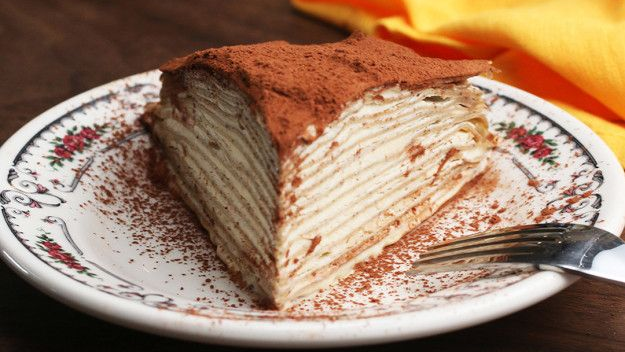 cách làm bánh crepe chocolate ngàn lớp
