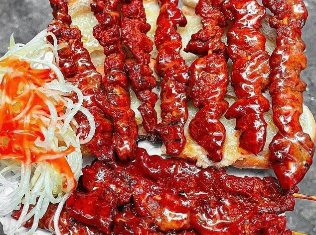 Cách làm bánh mì bò nướng Campuchia ngon