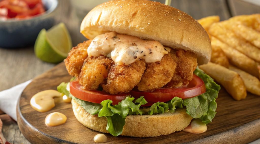 Hướng dẫn cách làm hamburger tôm